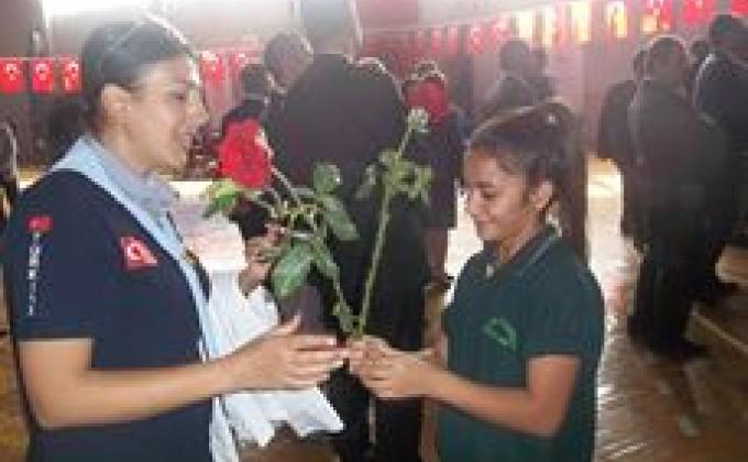 ADANA scouts supporting a mega projectfor reaching thousends of children who move to Adana city with their families