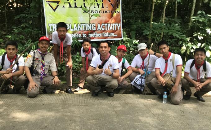 Tree Planting Project by the School sponsored by SLCC ALUMNI