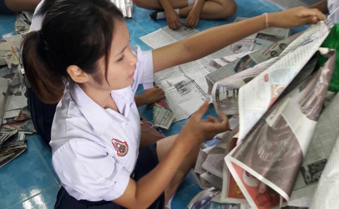 ทำชุดรีไซเคิล