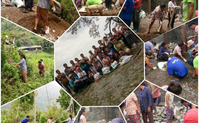 community cleaning & service by Gayshing Goan Zhenphen CBS troop 