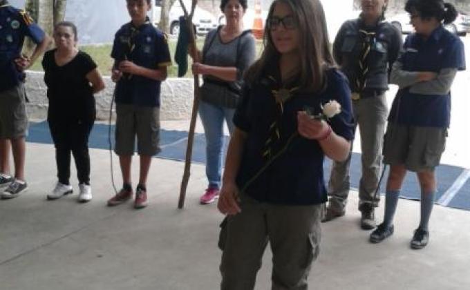 Uma flor para um idoso