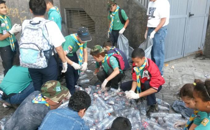 Campaña un ambiente sano para todos (reciclaje de inorgánicos)