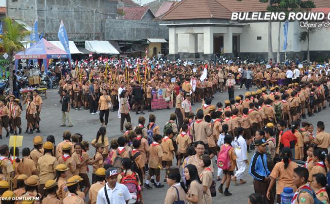 Karnaval Warnai Pesta Siaga Kwarran Buleleng
