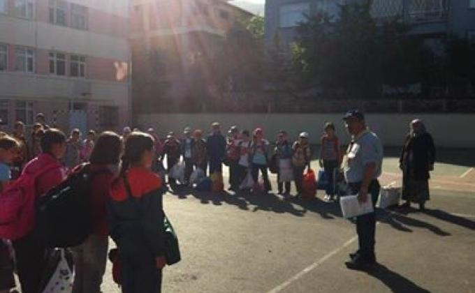 Having fun After clean up City park Ihlamur (Linden) Brownie and Cub pack Amasya Turkey
