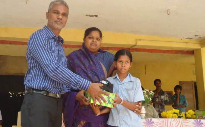 Gift of Shoes to Scouts in India
