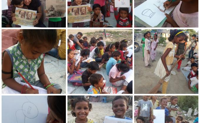 Celebrate 2 October gandhi jayanti and lal bhadur shastri birthday 