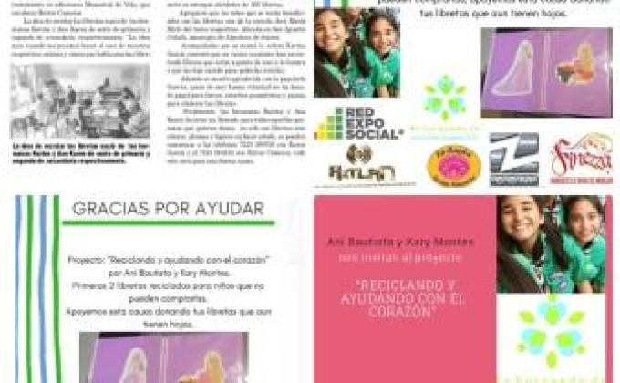 RECICLANDO Y AYUDANDO CON EL CORAZON.