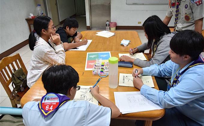 童軍感謝陪他們成長的夥伴