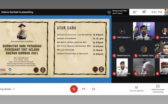 FOUNDER'S DAY ONLINE CELEBRATION 2021 LEVEL GOMBAK DISTRICT ROVERS 