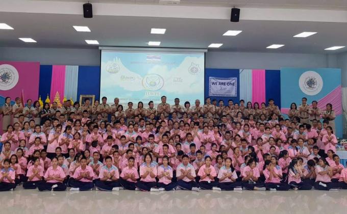 The 3rd "We Are One Project" Messengers of Peace Scout Training at school by Local Coordinators.