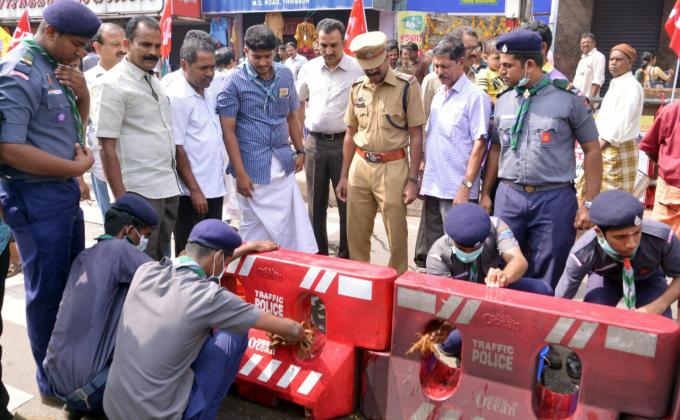 cleaning project thrissur town