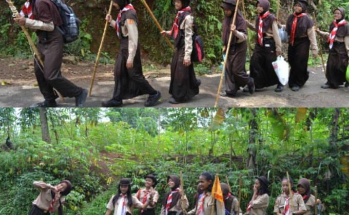 Penjelajahan Penggalang SMP N 41 Semarang