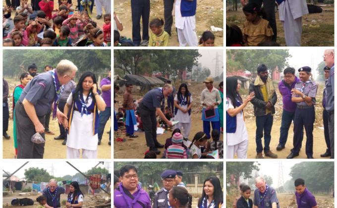 Visit world beuro team in slum area projects 