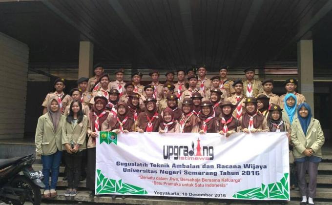 Kunjungan Studi dan Upgrading di Racana Gadjah Mada dan Racana Tribuana Tunggadewi yang berpangkalan di Universitas Gadjah Mada, Yogyakarta