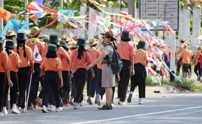 กิจกรรมค่ายพักแรมลูกเสือ-เนตรนารี