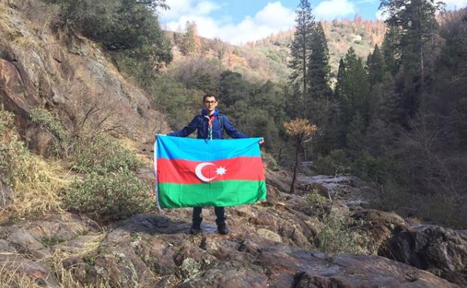Scout of Azerbaijan as a member of Boy Scout of America
