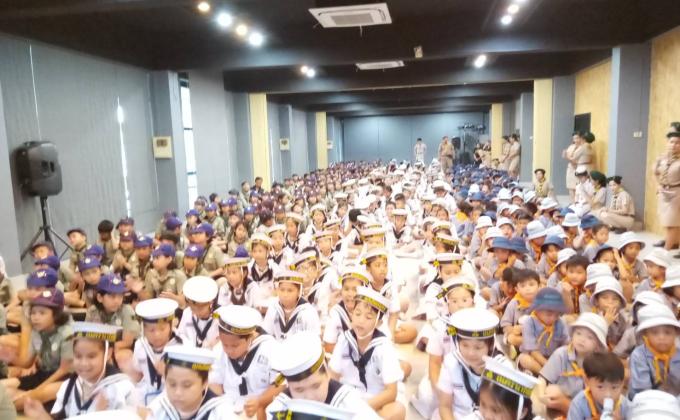 ดูแลนักเรียนร่วมกิจกรรมสันติภาพ