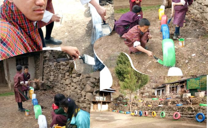 Beautification of School campus