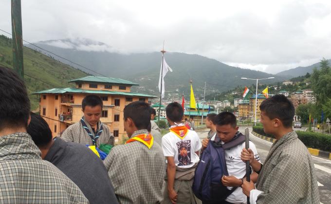 Scout volunteer work