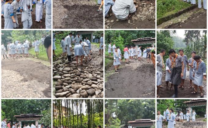 Road maintainance work