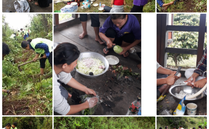 Electric fence in community 