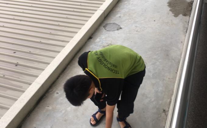 กิจกรรมทำความสะอาดริมระเบียง