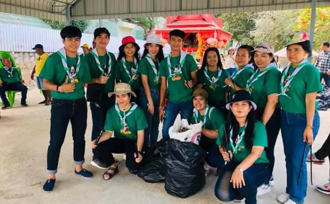 MoP thailand เก็บขยะริมชายหาด