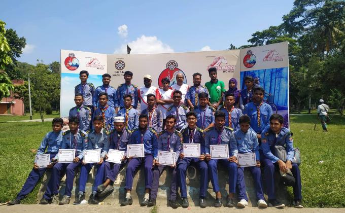 মাদক বিরোধি সাইকেল রেলি 