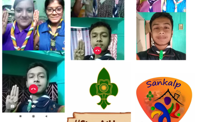 {C} Earth Hour,challange-2 #virtual campfire