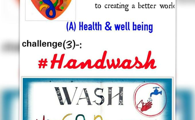 SANKALP PROJECT  (A) Health & well being  challenge (3) #Handwash