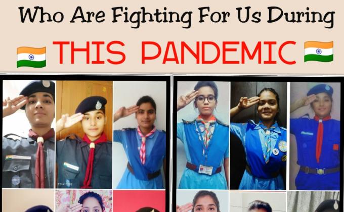 covid19 || real heroes || desh ka salute || scouts ka salute