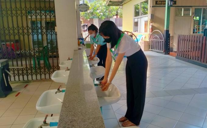 กิจกรรมล้างมือ ป้องกันเชื้อ Covid -19