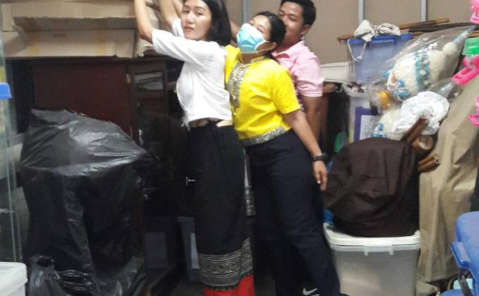 จัดเก็บสิ่งของให้เป็นระเบียบ