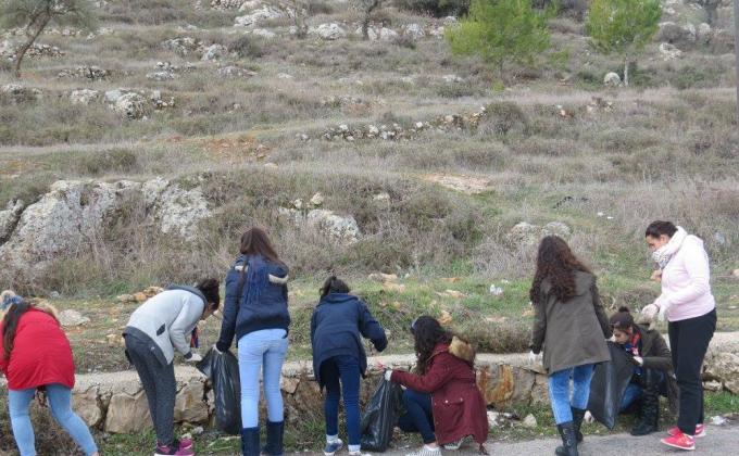 A cleaner pathway to Cremisan monastery