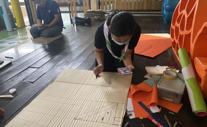 กิจกรรมทำฉากเล่านิทาน