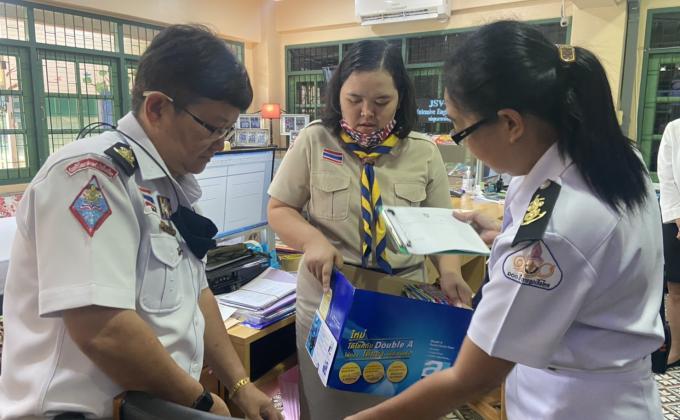 จิตอาสาจัดเอกสาร