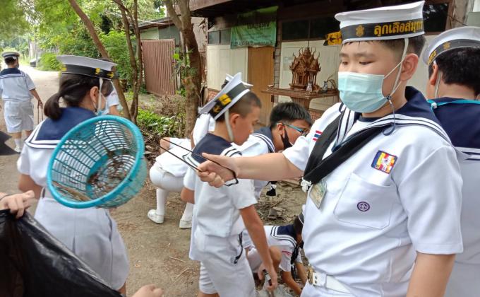 กิจกรรมจิตอาสาเก็บขยะรอบชุมชน