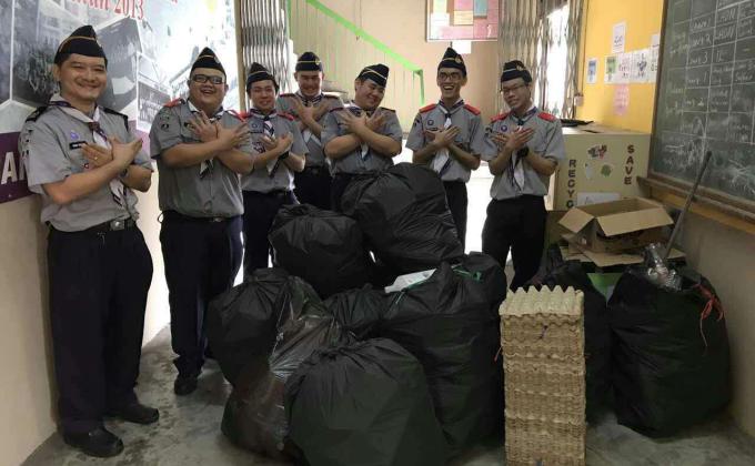 收集并捐赠循环物至诗巫洗肾中心
