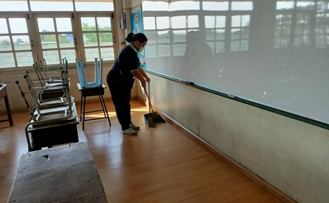 จิตอาสาทำความสะอาด