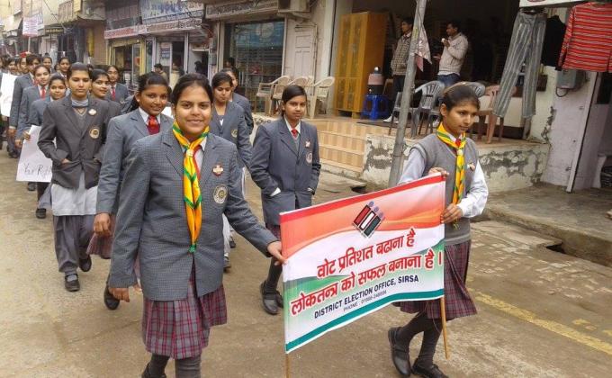  Voters Day Reilly by Scouts & Guides