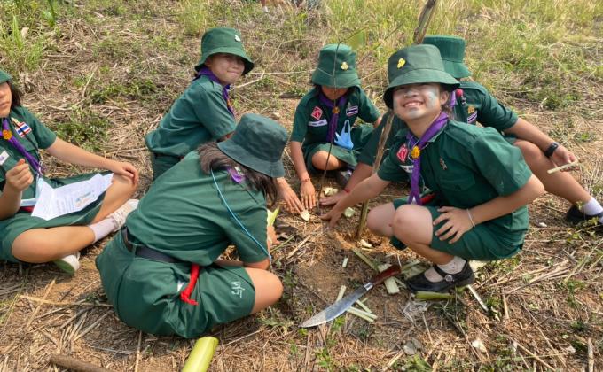 Scout for the conservation of natural resources and the environment
