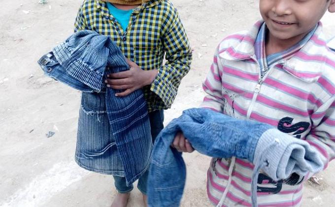 Donate Winter clothes to Slum area Kids