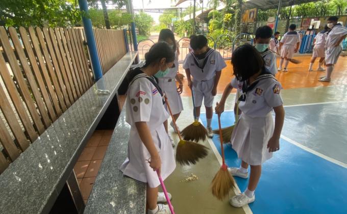 จิตอาสาทำความสะอาด