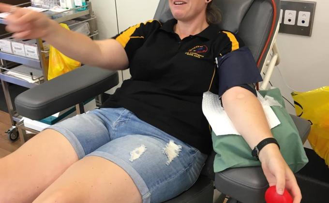 Red Rover Day blood donation