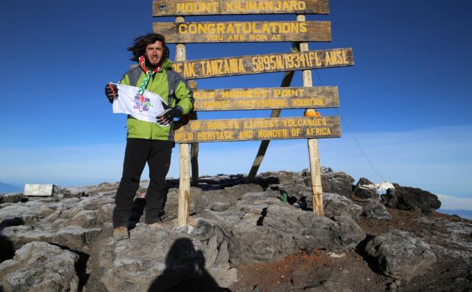 Scout of Azerbaijan - On His Way to Conquer Kilimanjaro