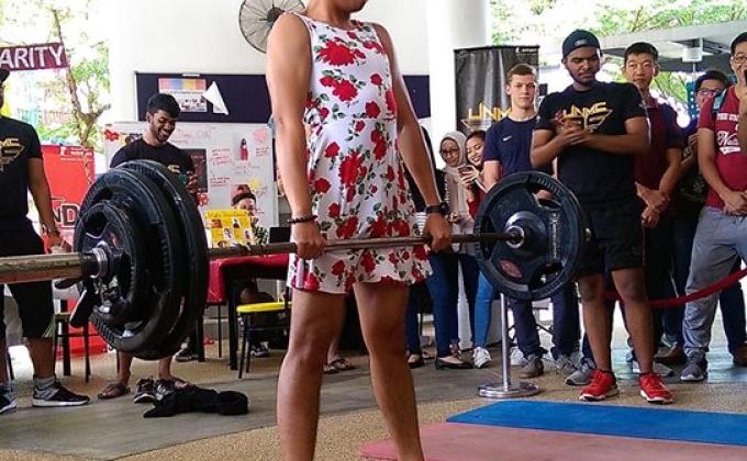 First Aid duty - Founder's Day service - Dollars for Dumbells