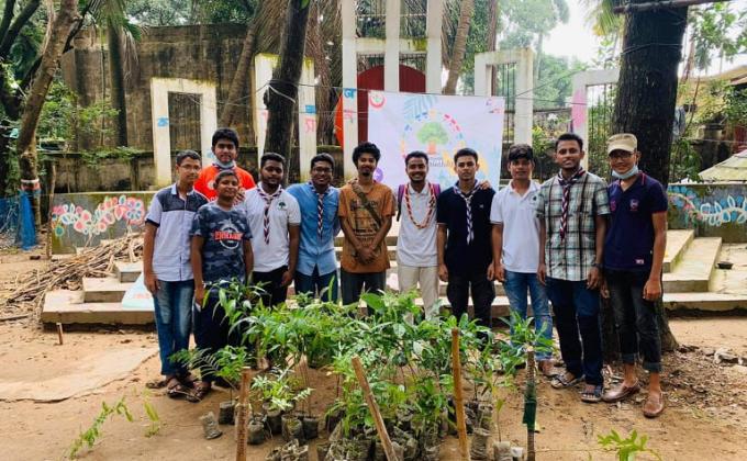 Tree Plantation & Plastic Cleaning at Rani Bilashmoni Government Boys’ High School & Hostel Area (Project TSS)