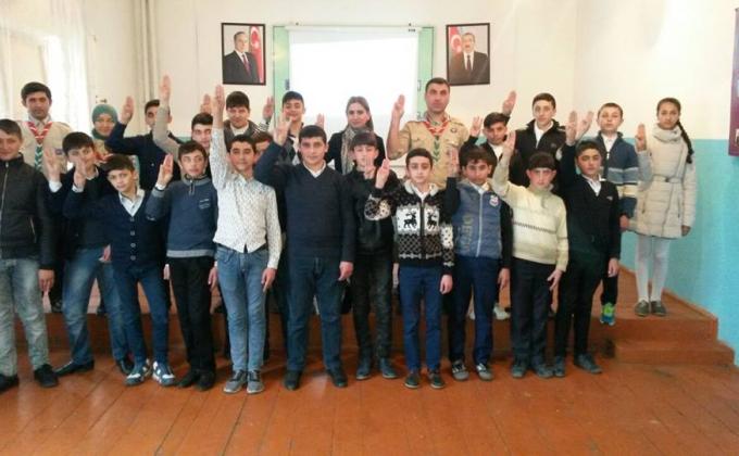 Goygol Scouts held their next meeting