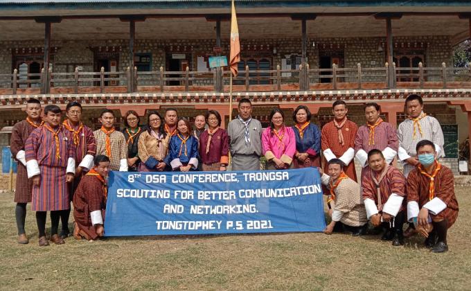 8th District Scouts Conference of Trongsa 