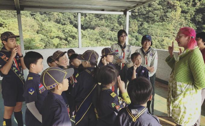 基隆市雞籠童軍團幼童軍分團四月份第二次團集會 2nd meeting of cub scouts of Keelung Troop 26th 